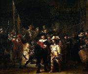 The Night Watch or The Militia Company of Captain Frans Banning Cocq REMBRANDT Harmenszoon van Rijn